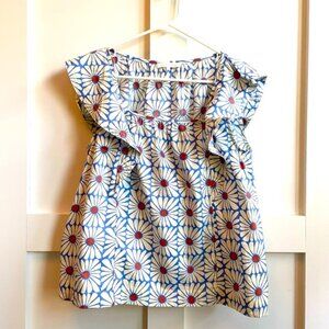 Olivaceous Daisy Top